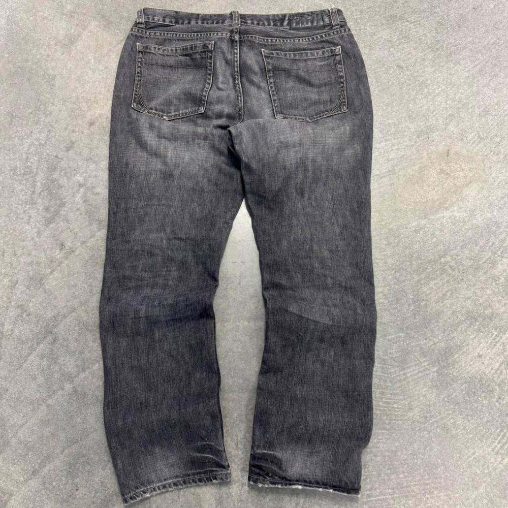 Converse Black Jeans Straight Leg Men's Denim Faded Fall Gothic Grunge 36 x 32